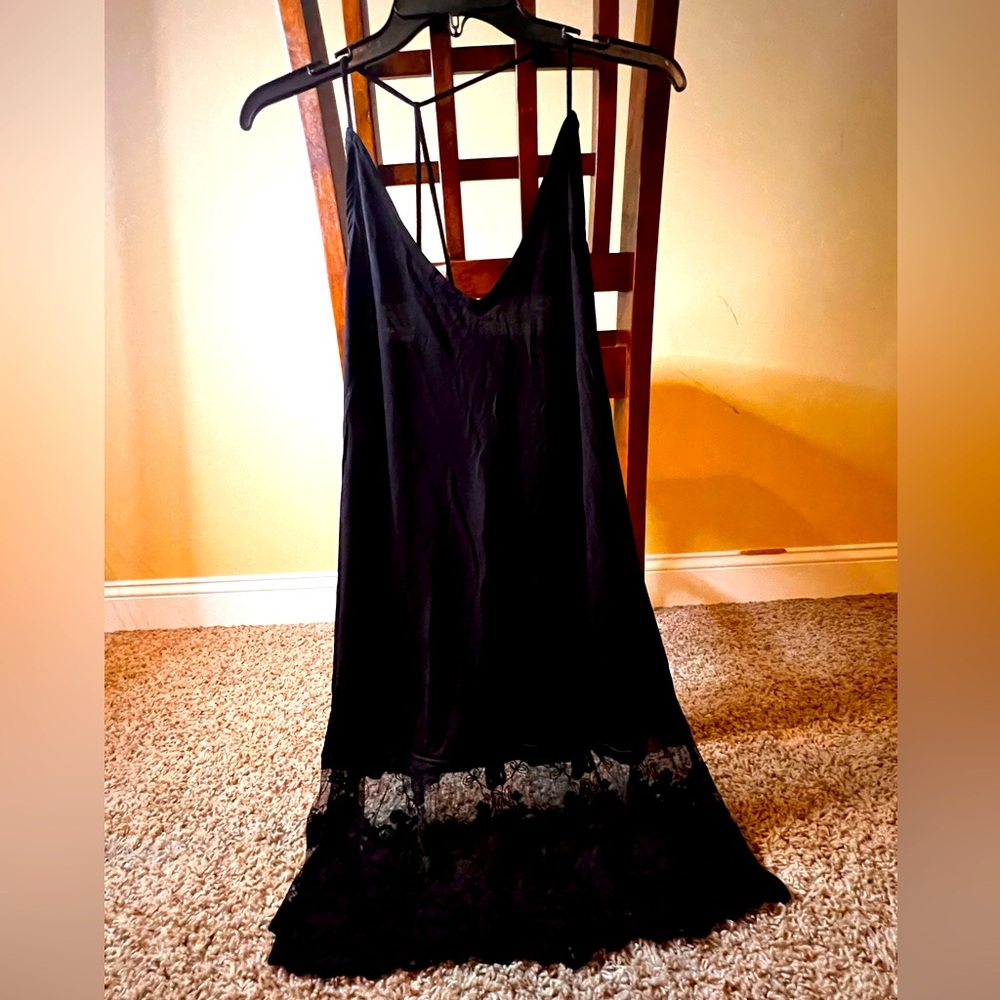 Lace halter dress/tunic shirt